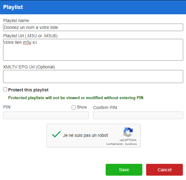 Add playlist in DuplexPlay